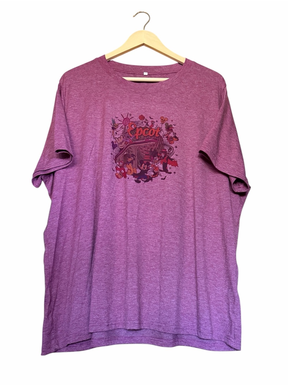 Purple Epcot Graphic Short Sleeve Tee - Women's Crew Neck
